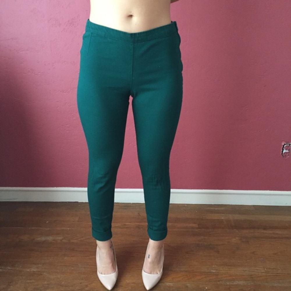 Dark green jeggings H&M sz8